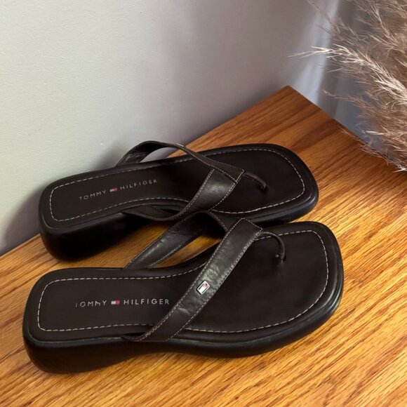 Tommy Hilfiger Platform Flip-Flops - Picture 1 of 4